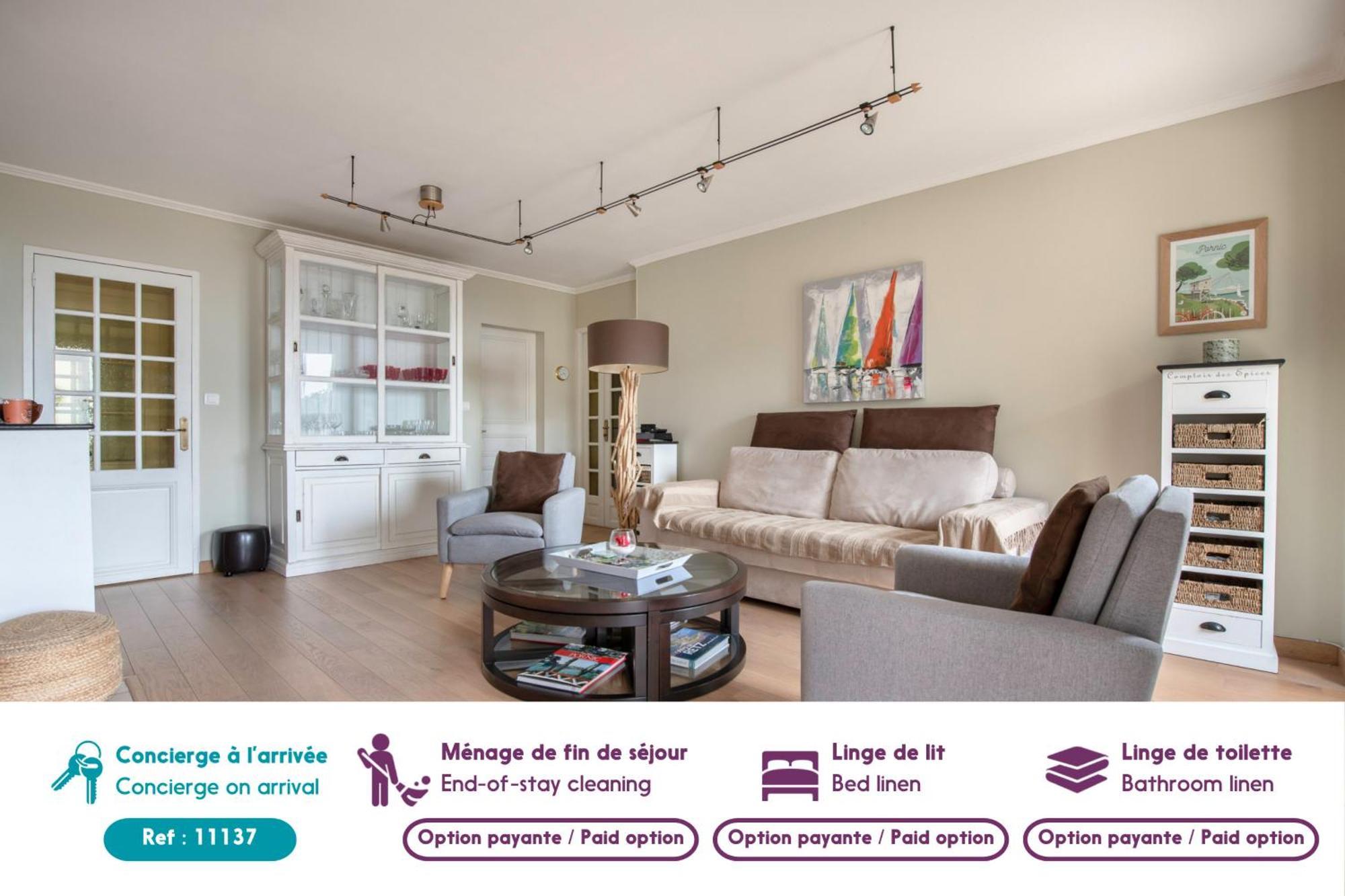 Appartement Face Mer Pour 4 Personnes Pornic Esterno foto